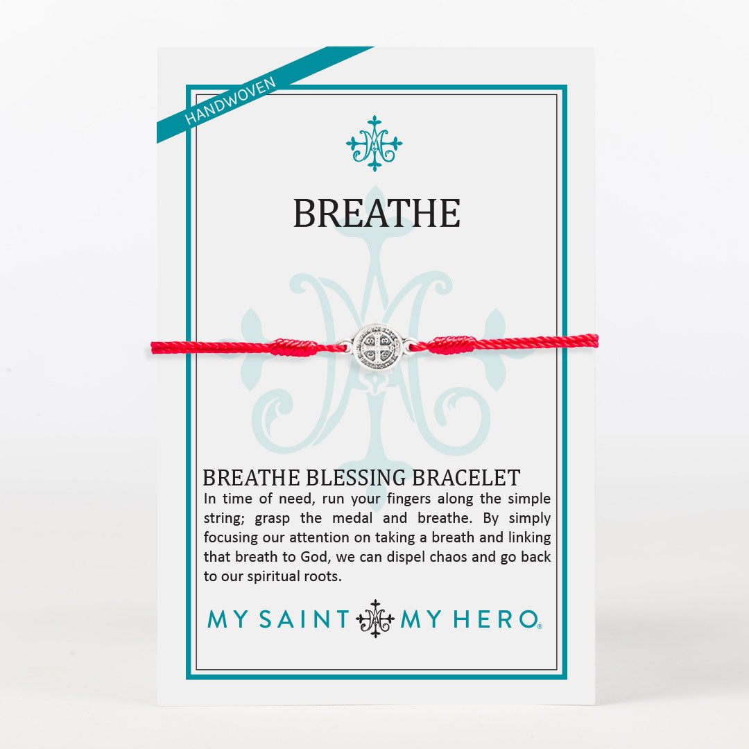 Red, White & Blue Breathe Blessing Bracelets