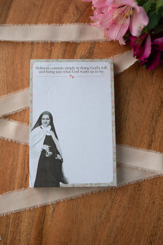 St. Therese of Lisieux Notepad
