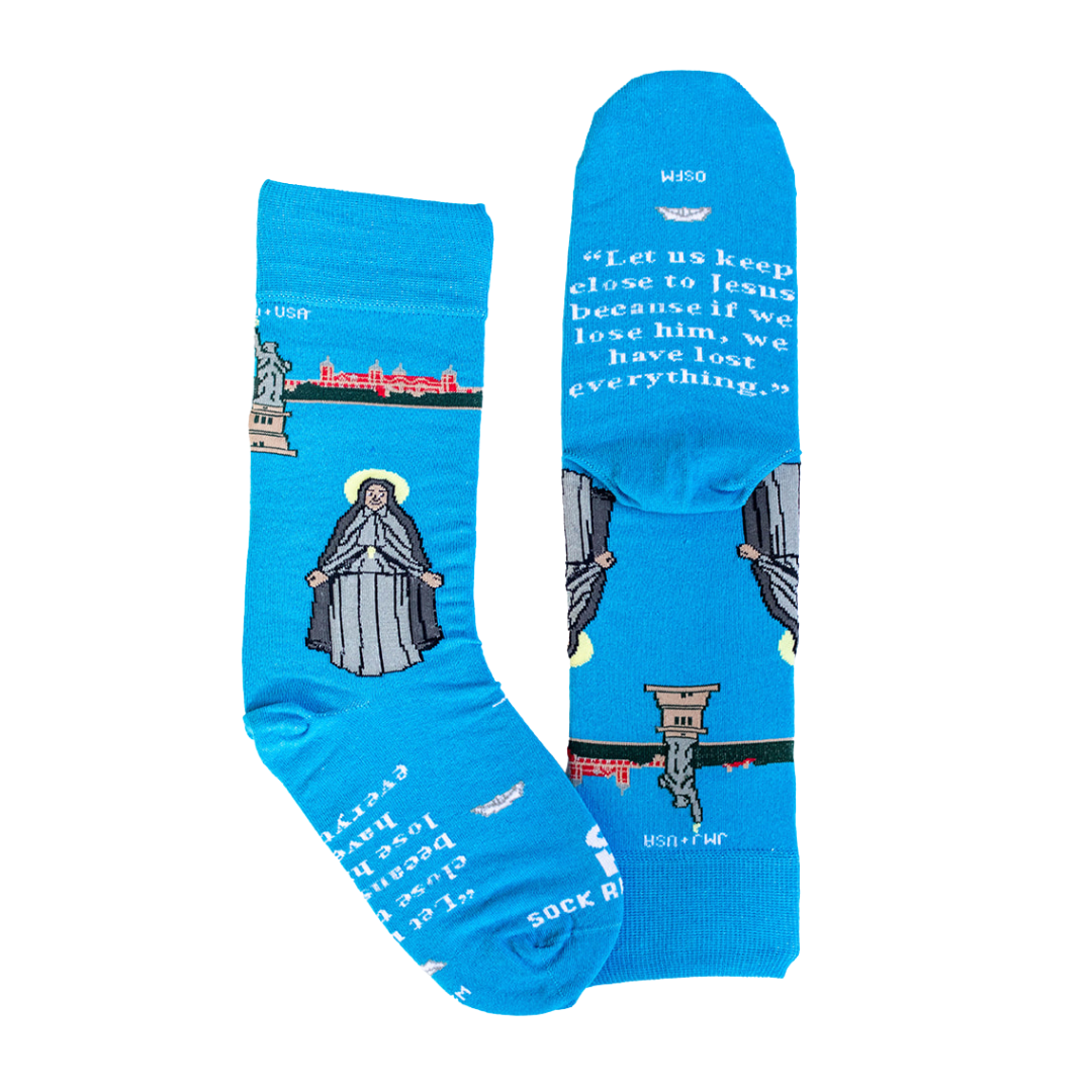 St. Frances Xavier Cabrini Adult Socks