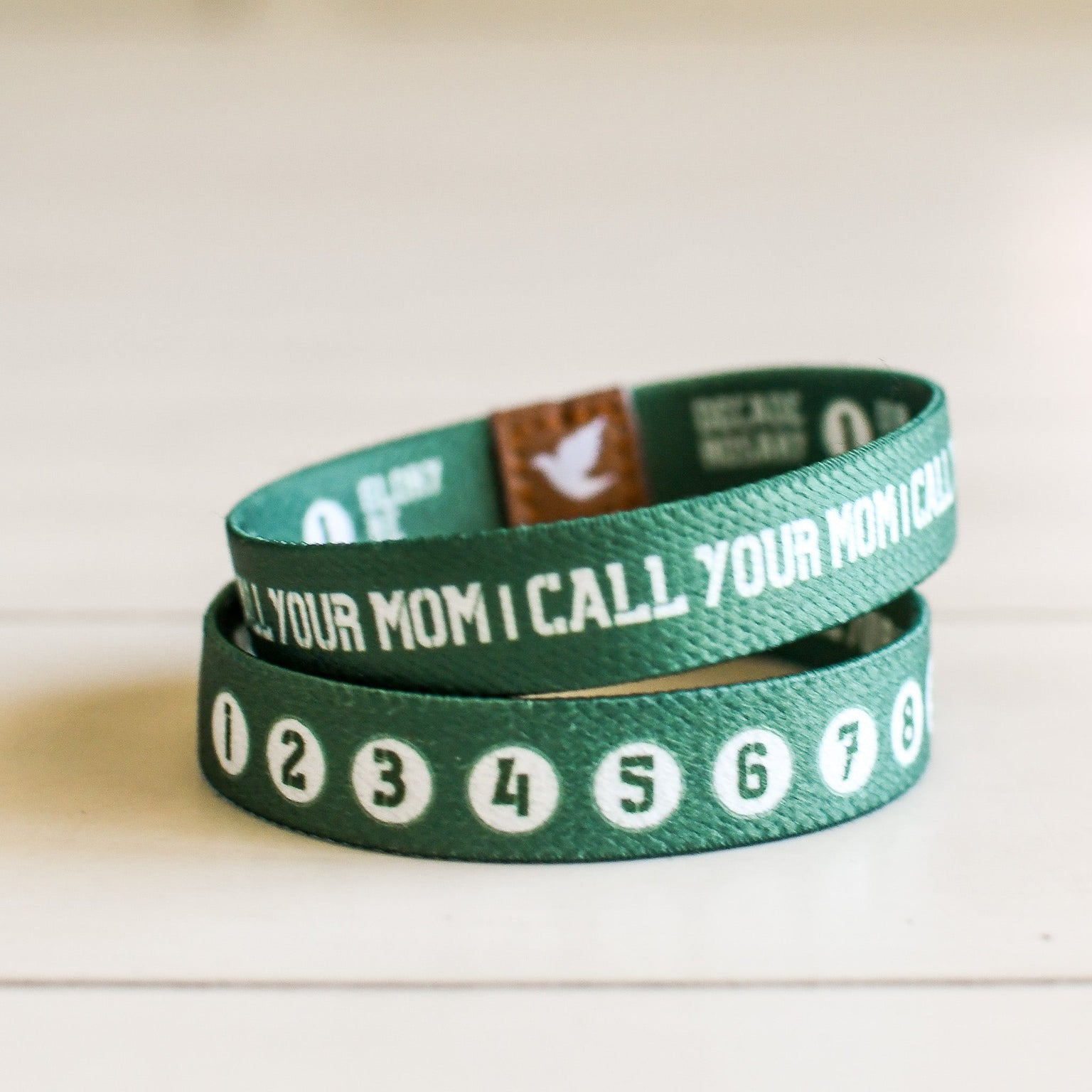 Call Your Mom Mens Rosary Bracelet