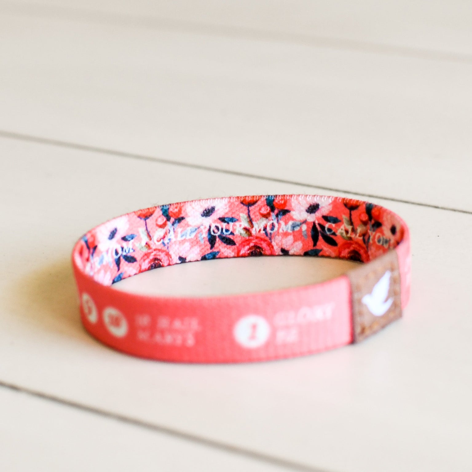 Call Your Mom Womens Rosary Bracelet