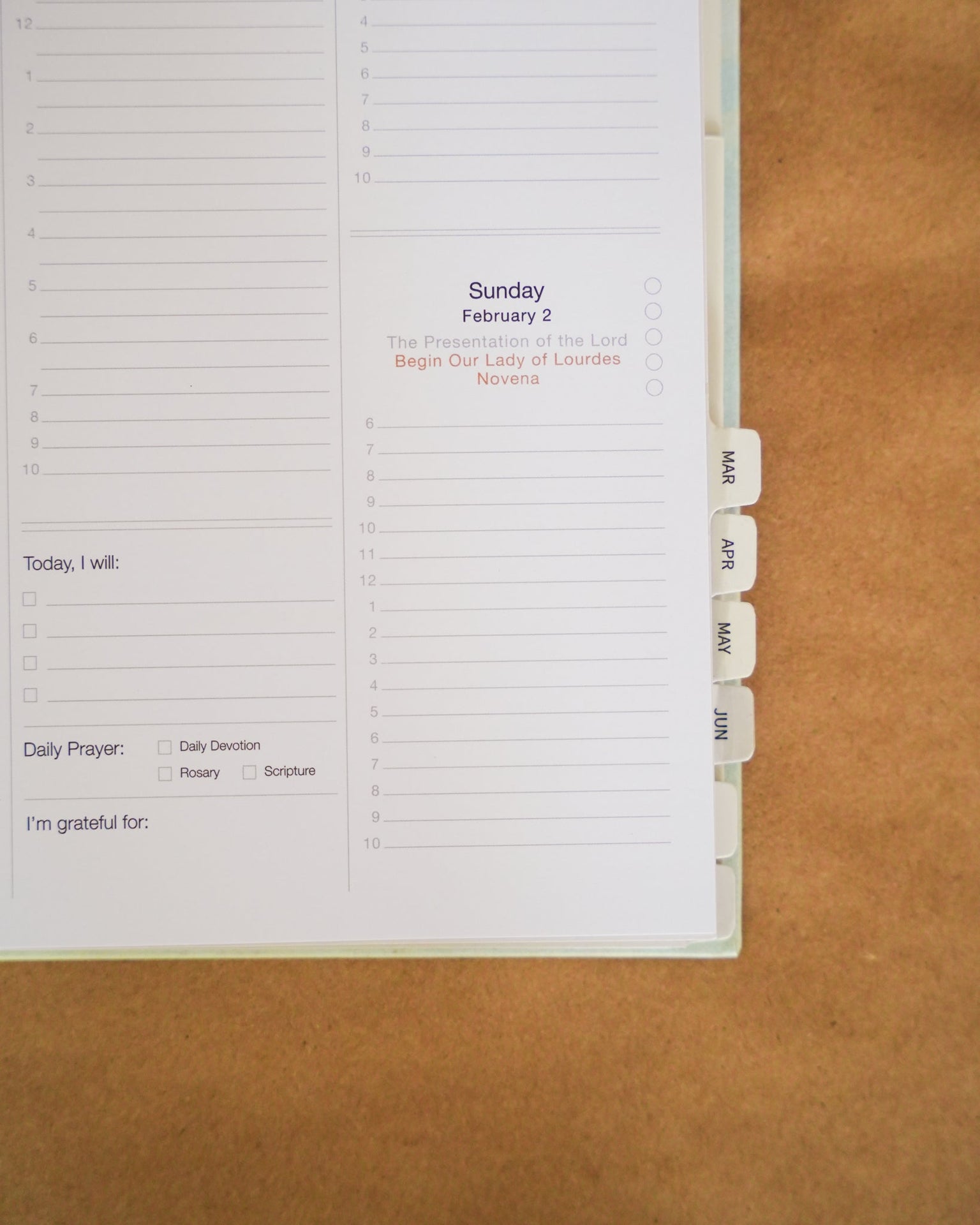 Catholic Academic Liturgical Planner // Big Layout