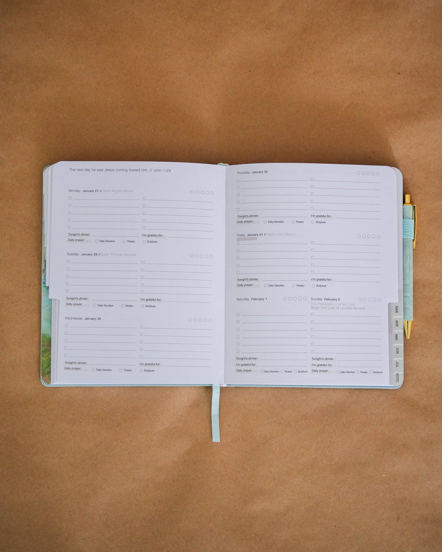 Catholic Academic Liturgical Planner // Mini Layout