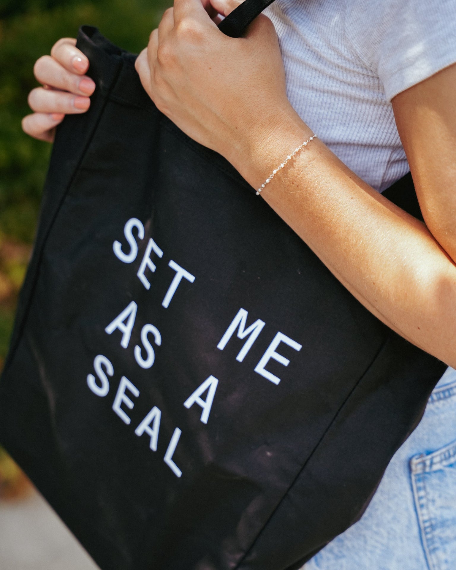 Song of Songs "Set Me As a Seal" Tote Bag