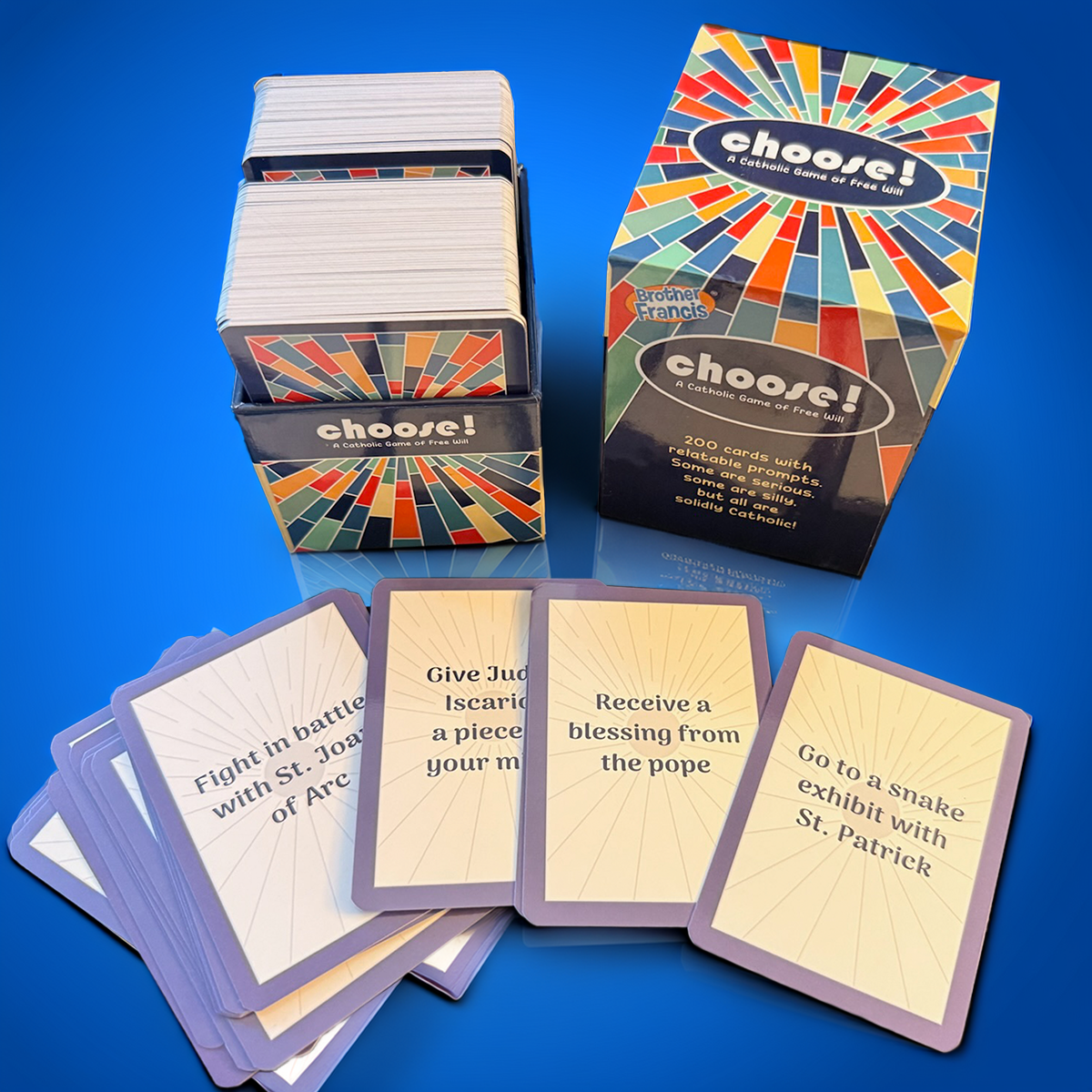 Brother Francis Catholic Game Bundle: Bingo, Choose, Fun-Fact-Faith