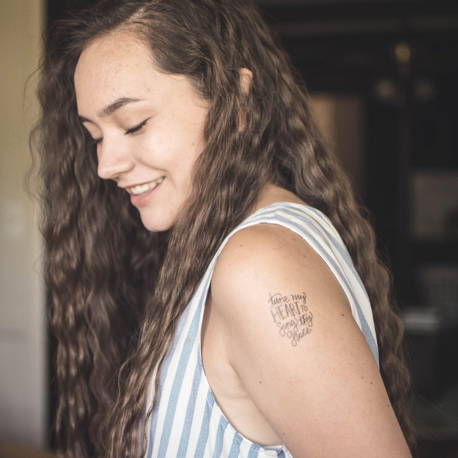 Christian Temporary Tattoos Set - Created for Love