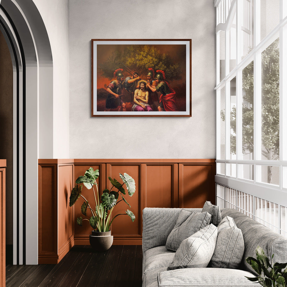Sorrowful Mysteries of the Rosary Art Prints "The Crowning with Thorns"