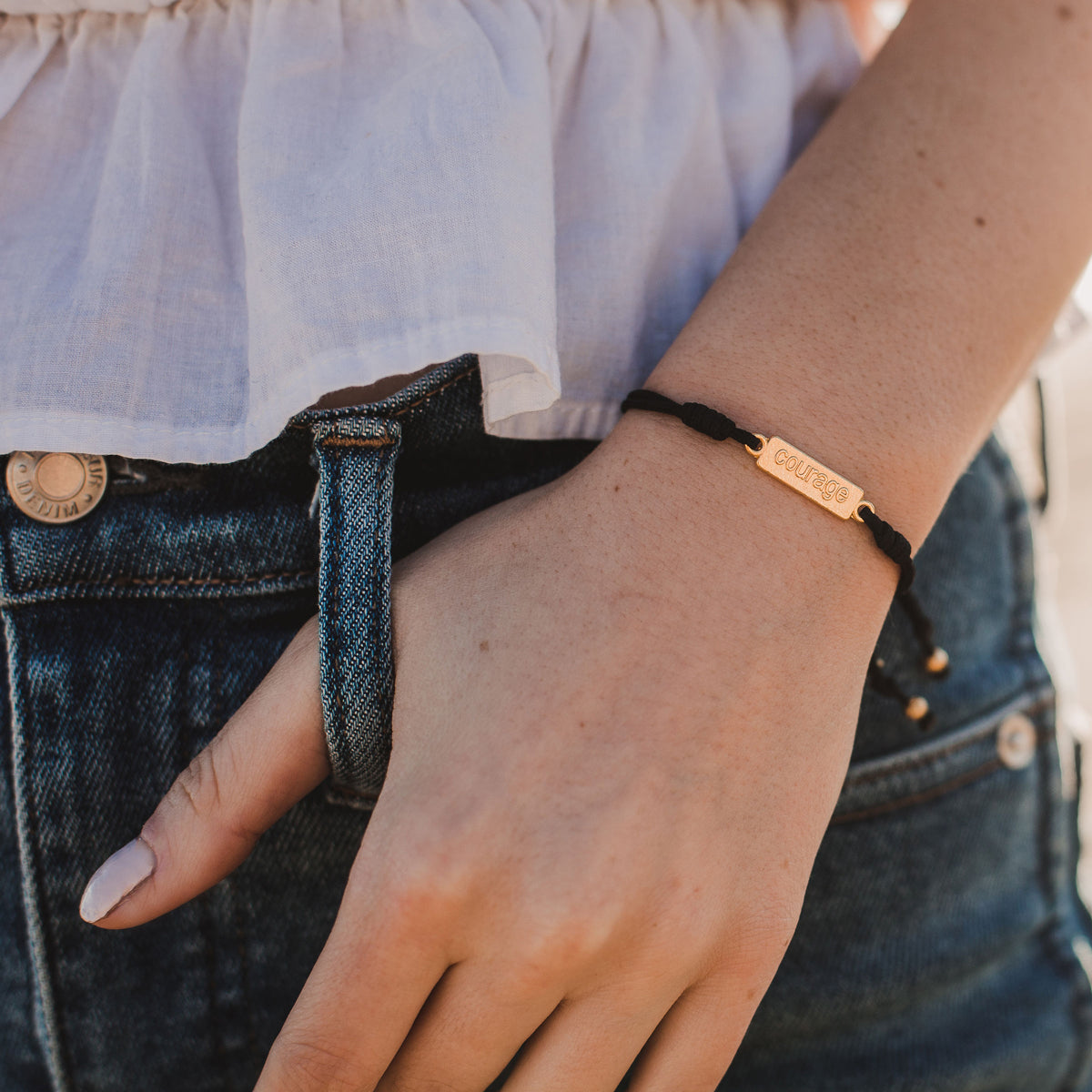 Courage - Words of Wisdom Bracelet