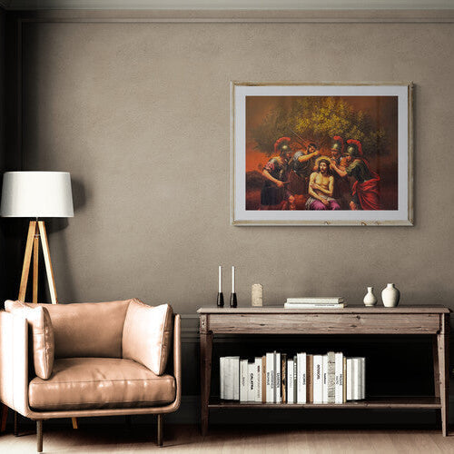 Sorrowful Mysteries of the Rosary Art Prints "The Crowning with Thorns"