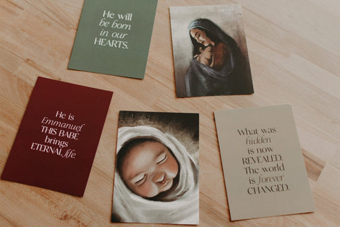 Emmanuel Christmas Postcard // 5-Pack