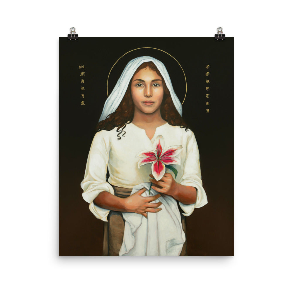 Saint Maria Goretti Print