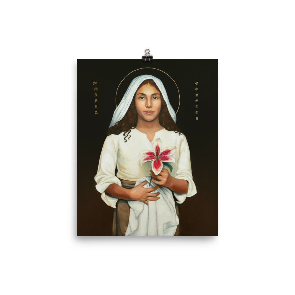 Saint Maria Goretti Print