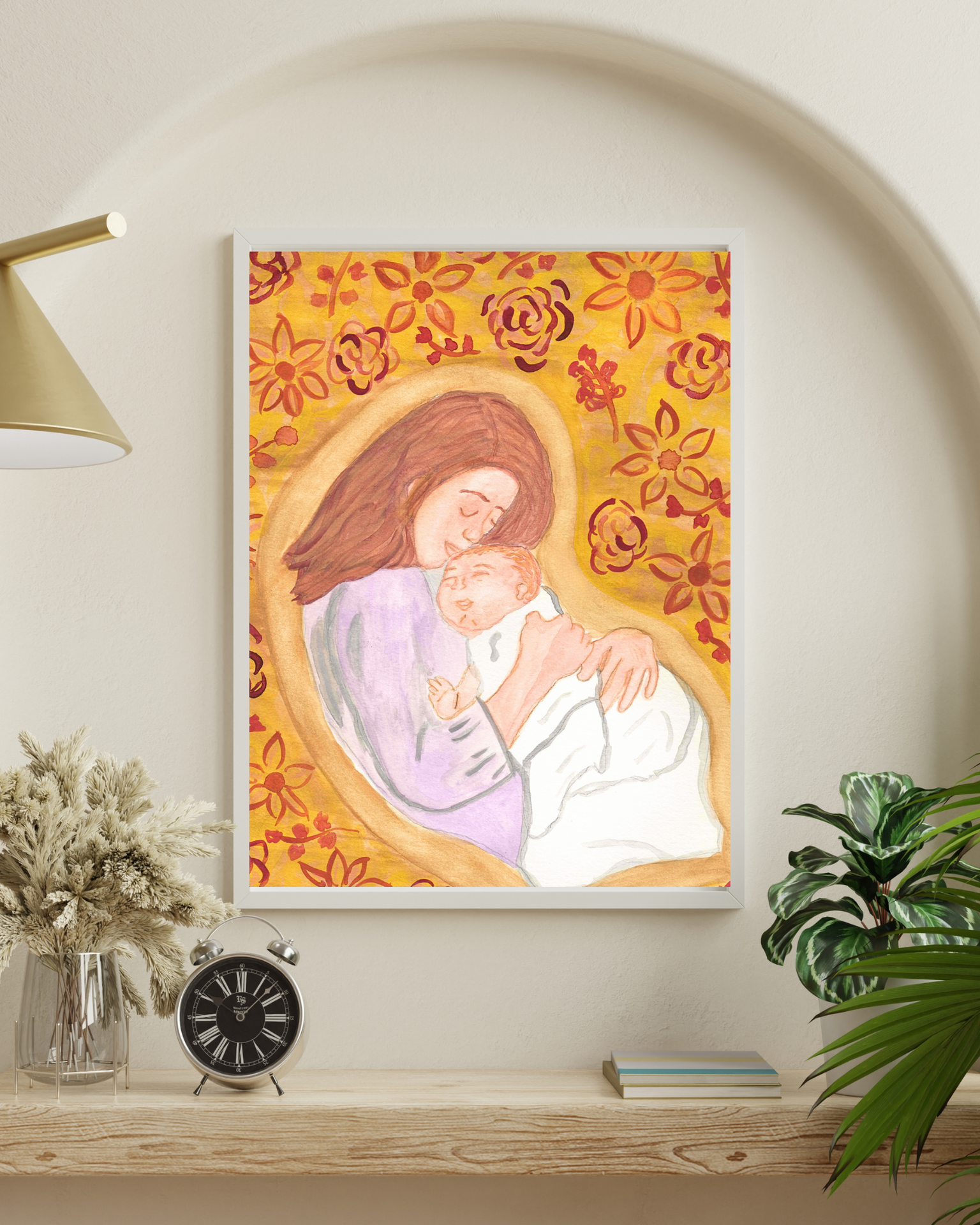 Motherhood Watercolor Print