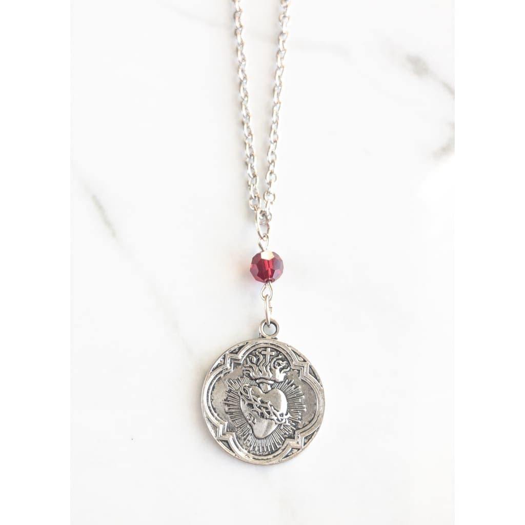 French Sacred Heart Necklace