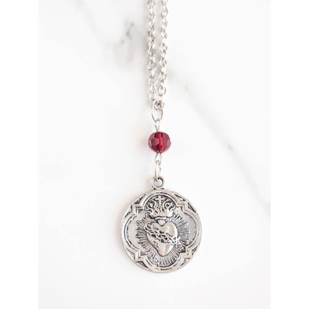 French Sacred Heart Necklace