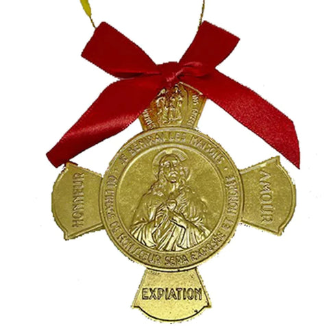 French Sacred Heart Ornament