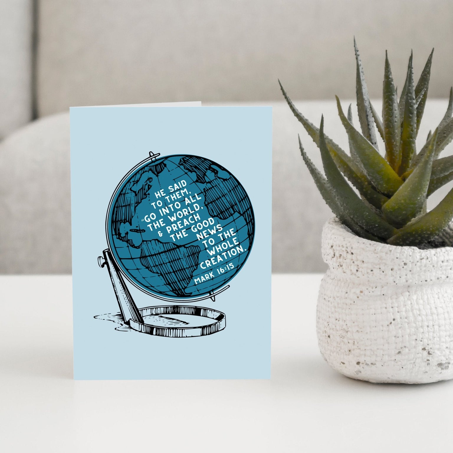 Go Into All the World Greeting Card