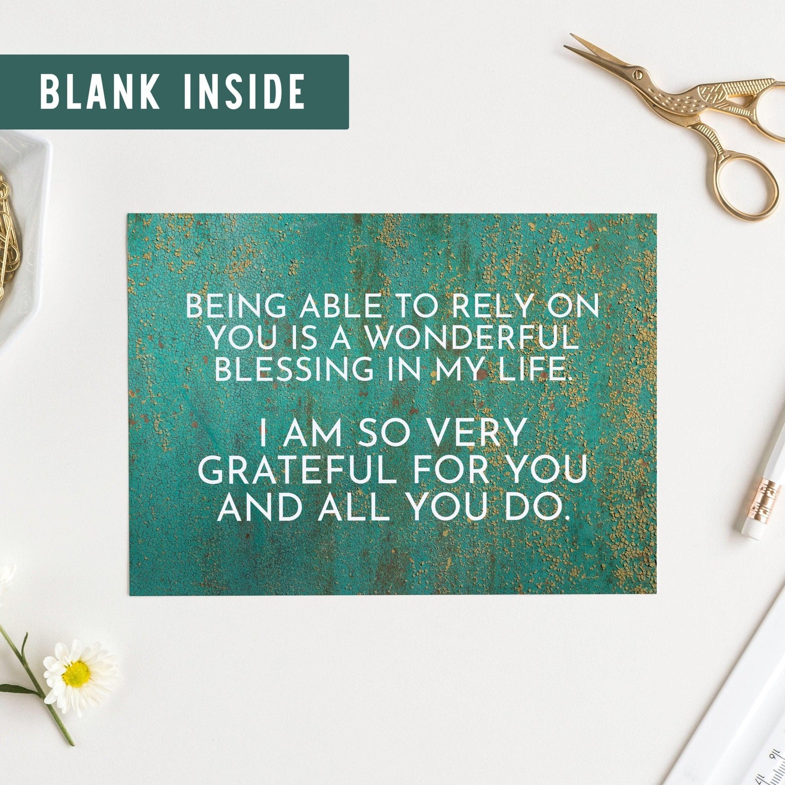 Grateful for You Card