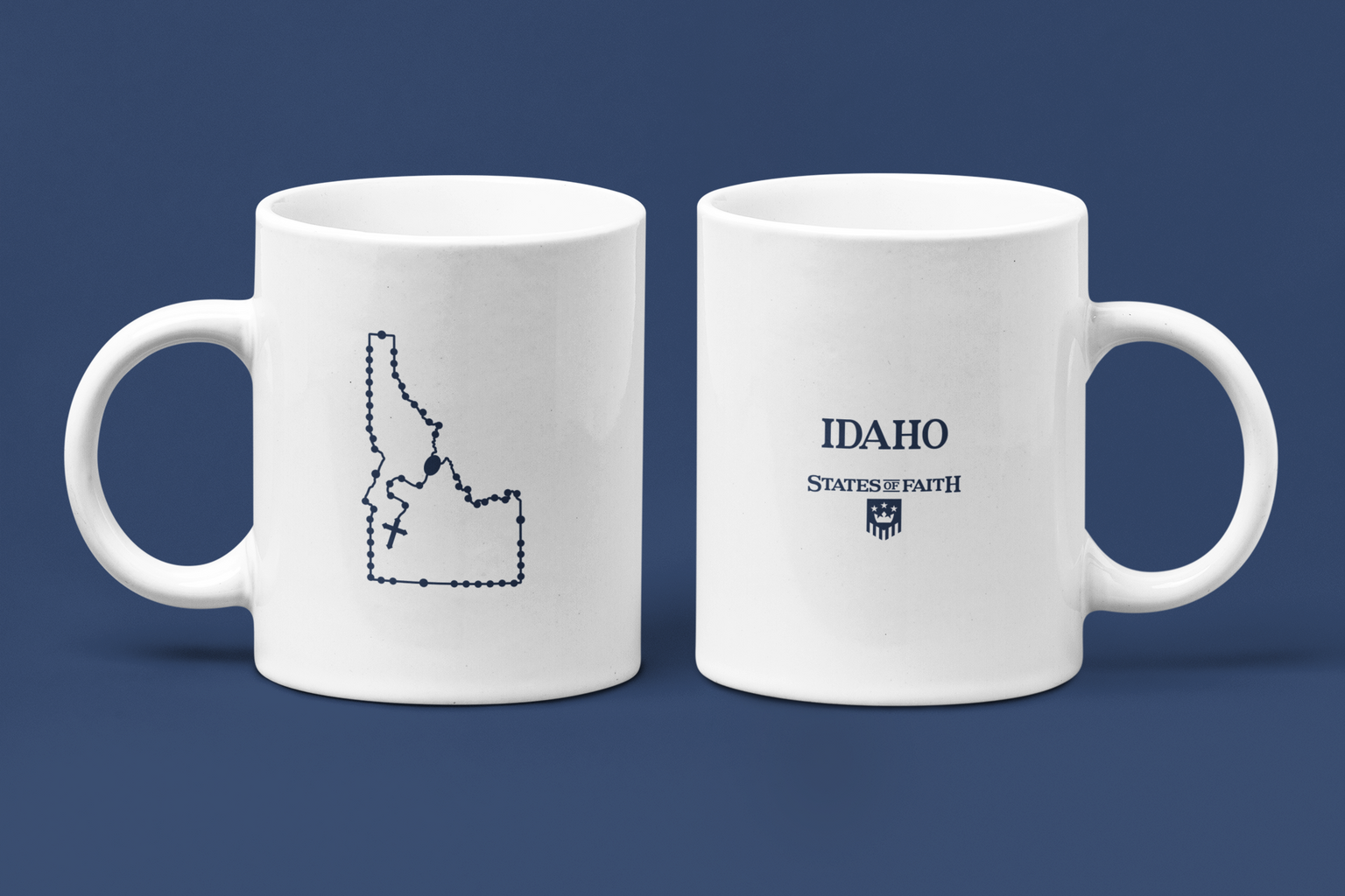 Idaho Catholic Rosary Coffee Mug