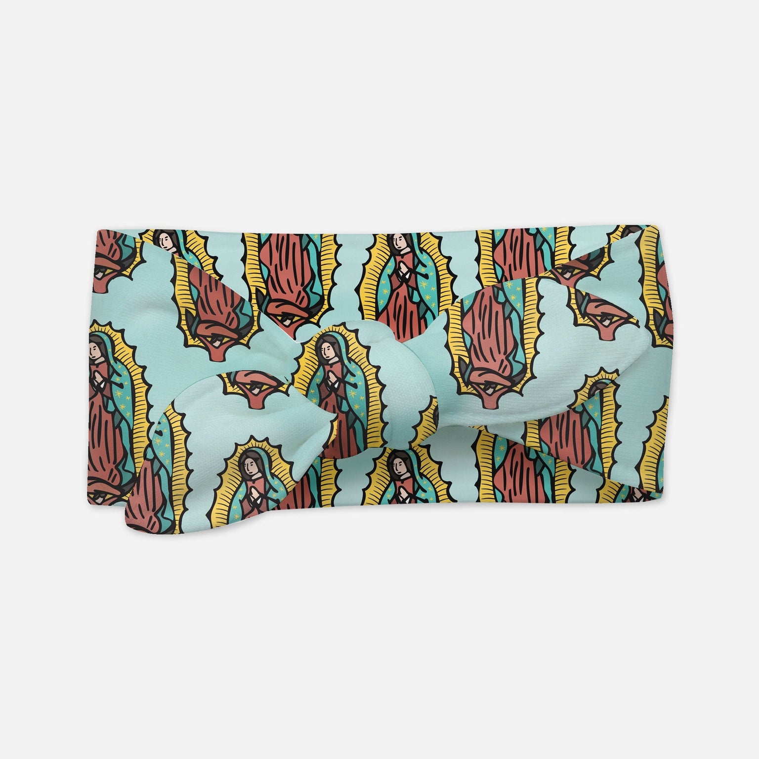 Our Lady of Guadalupe Blue Baby Headband