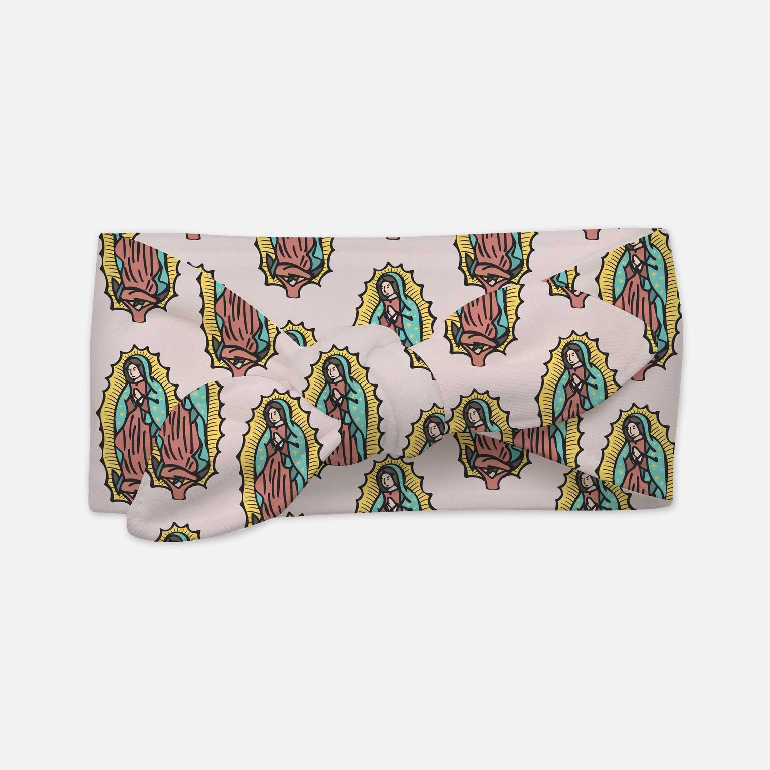 Our Lady of Guadalupe Pink Baby Headband