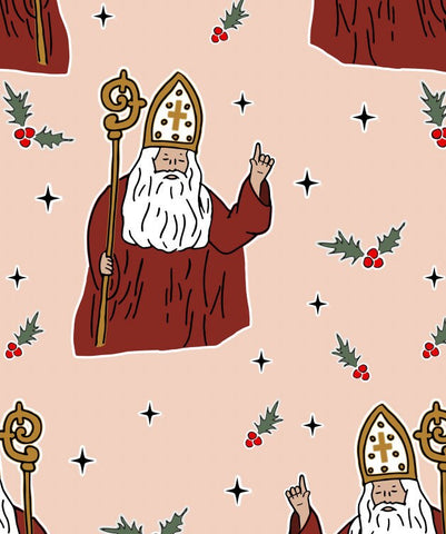 Saint Nicholas Wrapping Paper Sheets