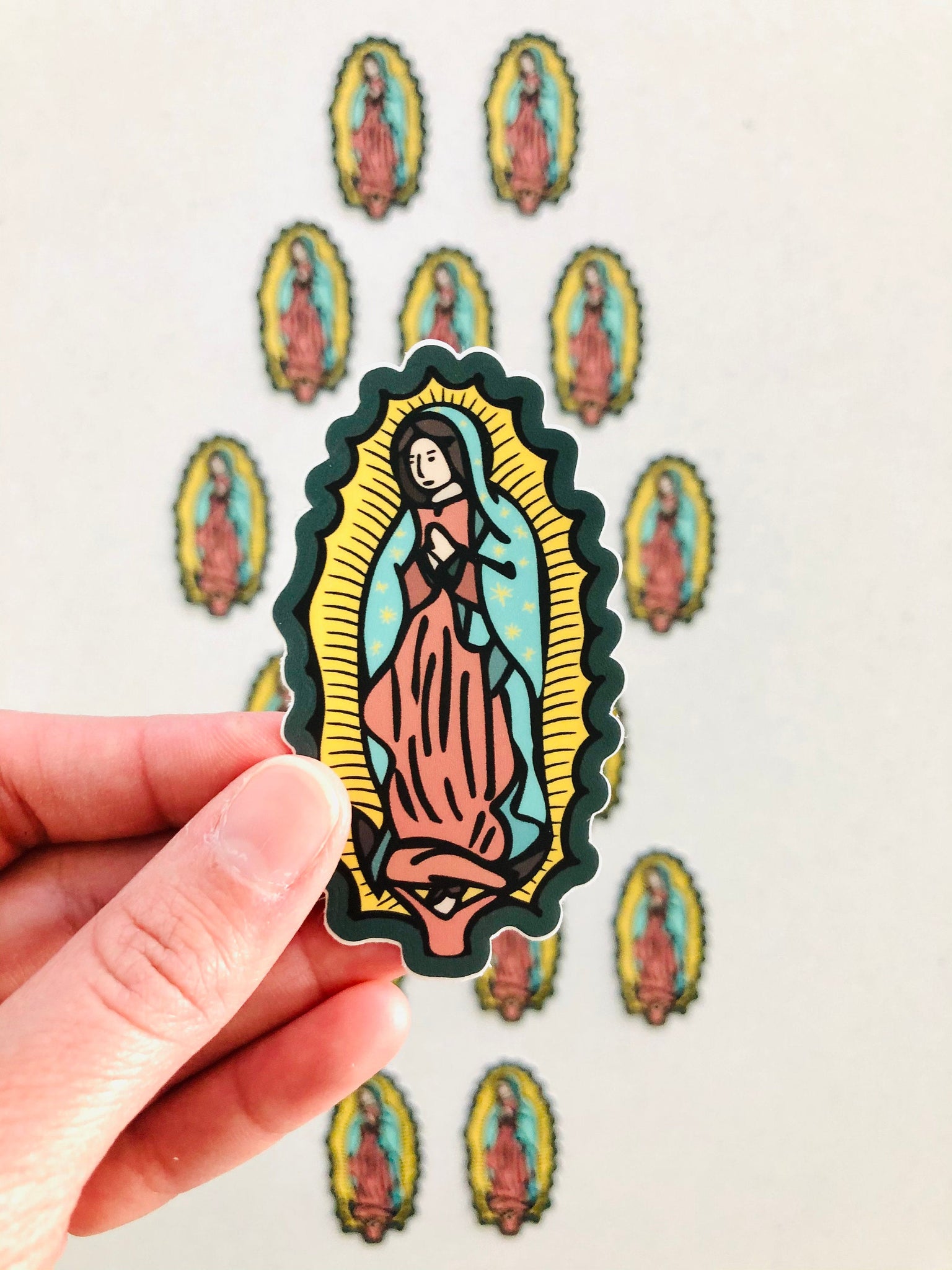 Our Lady of Guadalupe Catholic Vinyl Sticker