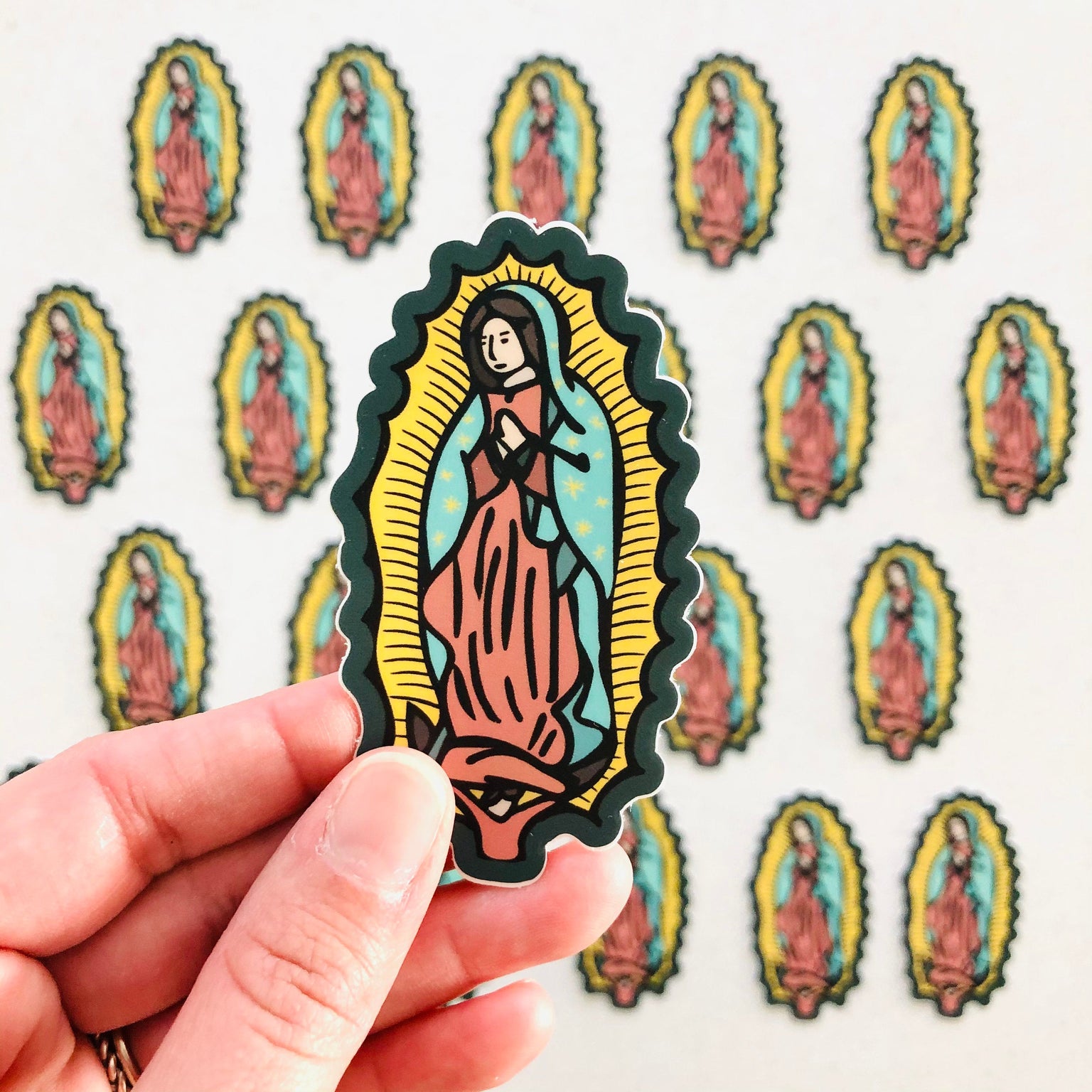 Our Lady of Guadalupe Catholic Vinyl Sticker