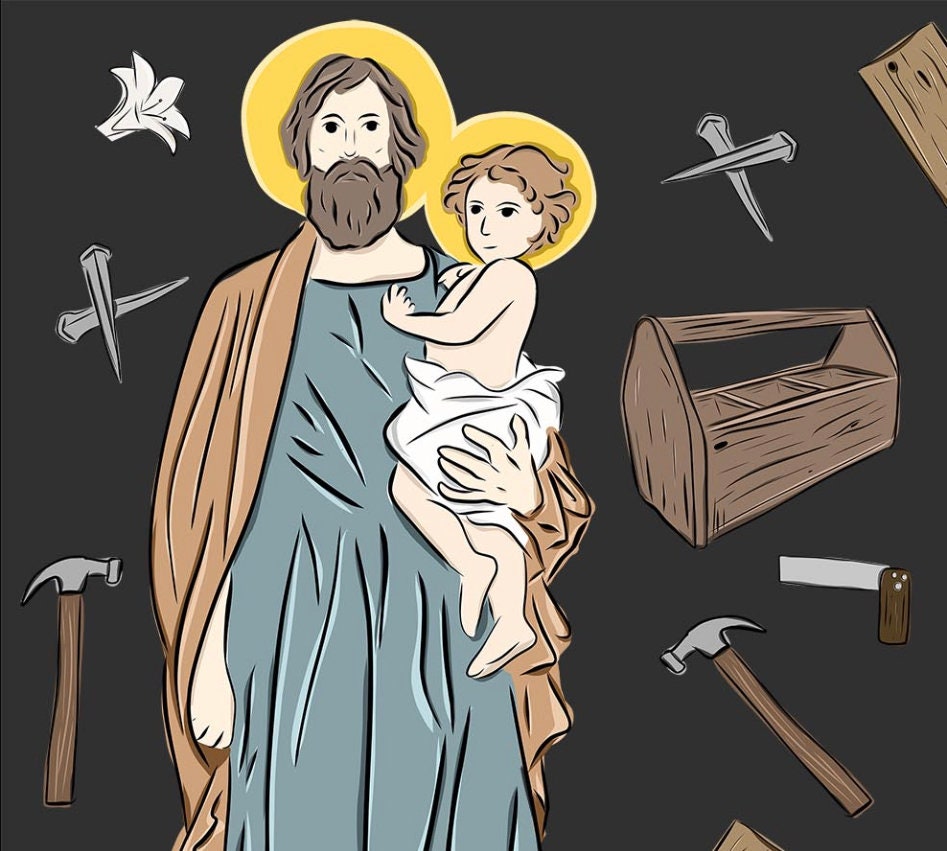 St Joseph Wrapping Paper Sheets