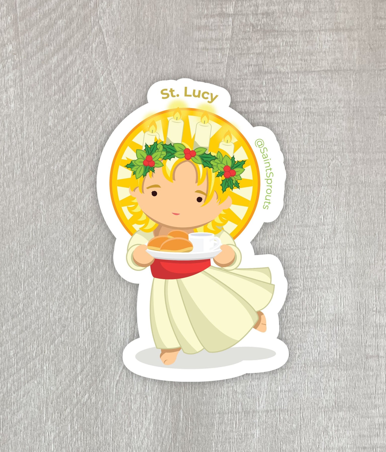 St. Lucy Sticker