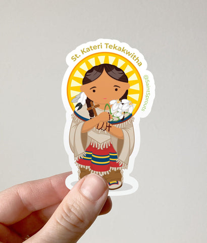 St. Kateri Tekakwitha Sticker