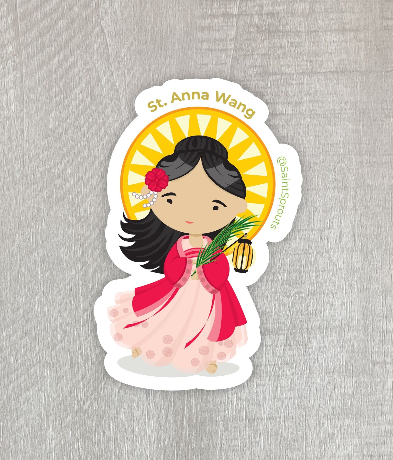 St. Anna Wang Sticker