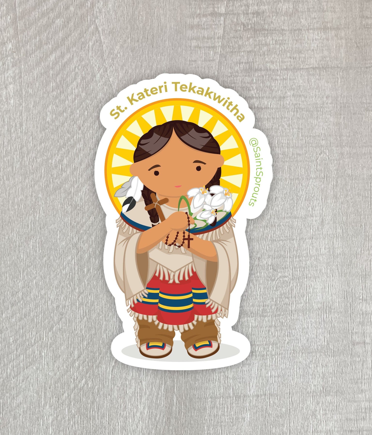 St. Kateri Tekakwitha Sticker