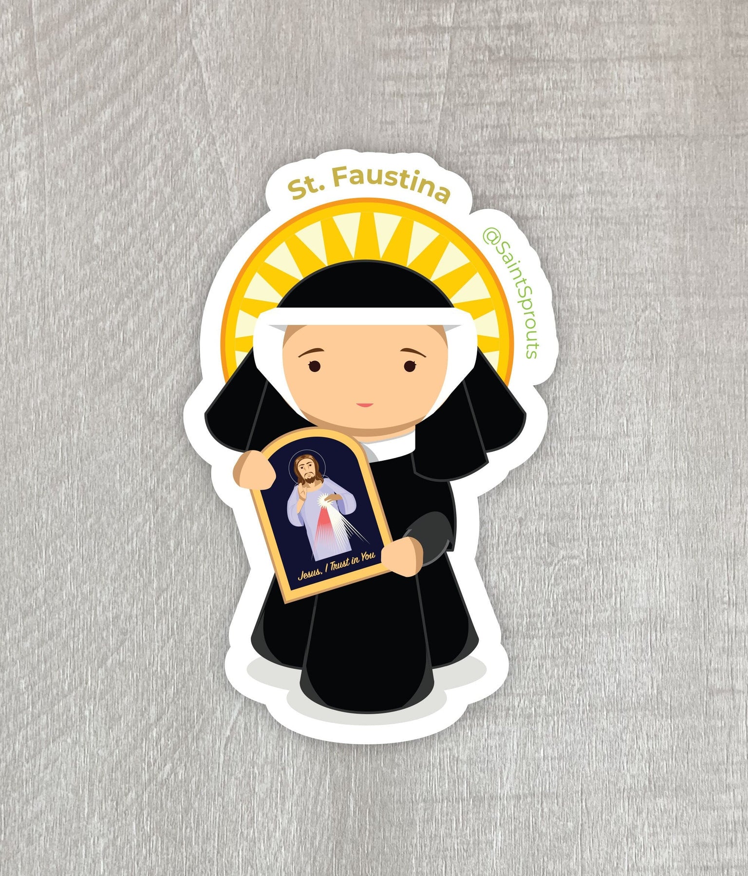 St. Faustina Sticker