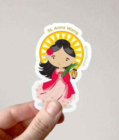 St. Anna Wang Sticker