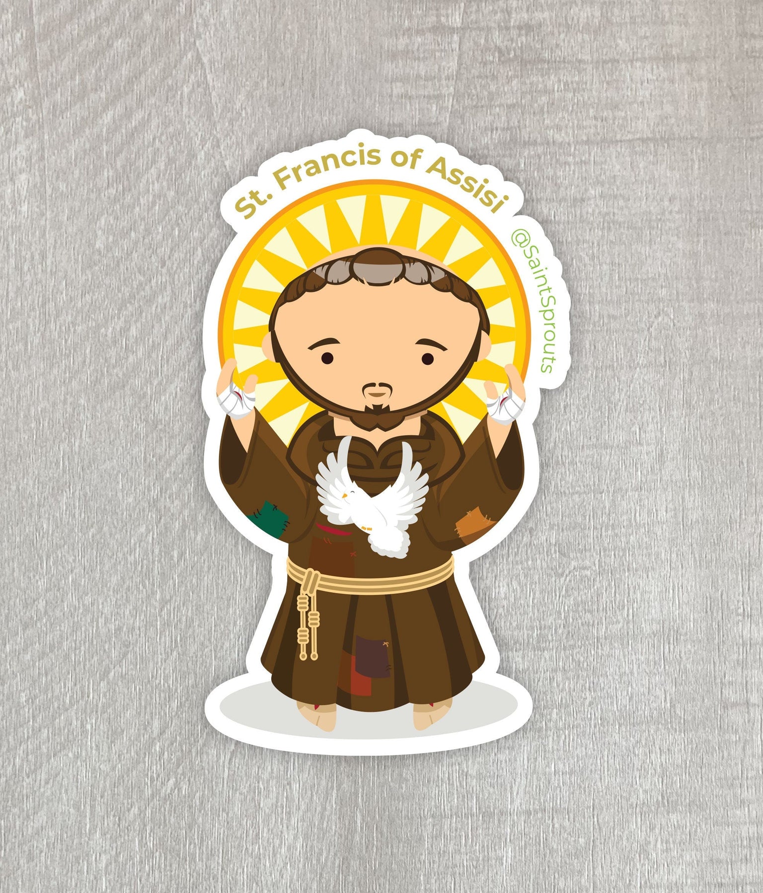 St. Francis of Assisi Sticker