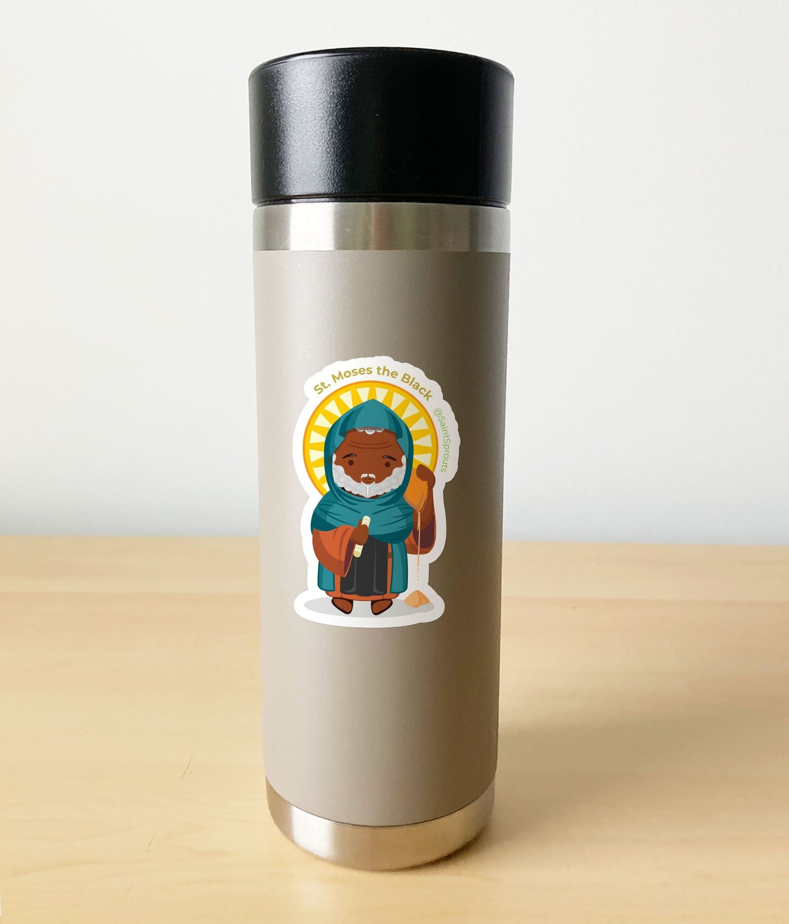 St. Moses the Black Sticker