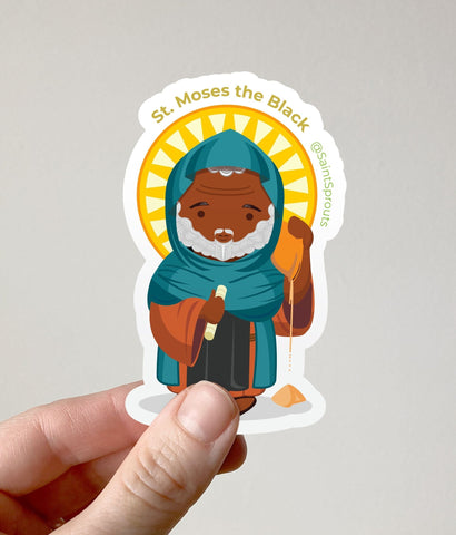 St. Moses the Black Sticker