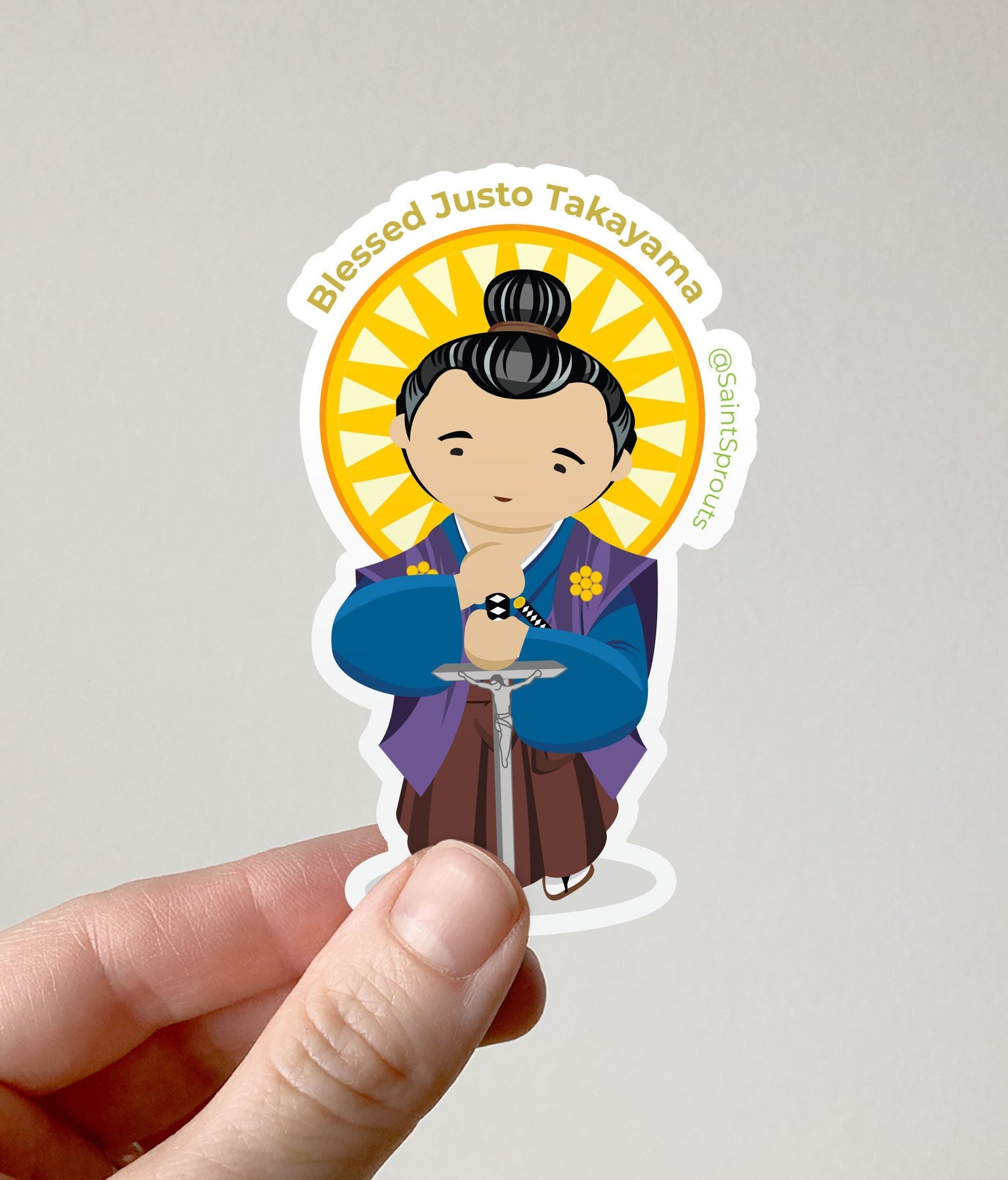 Blessed Justo Takayama Ukon Sticker