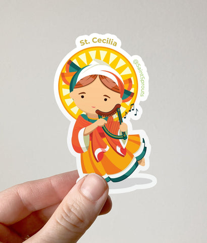 St. Cecilia Sticker