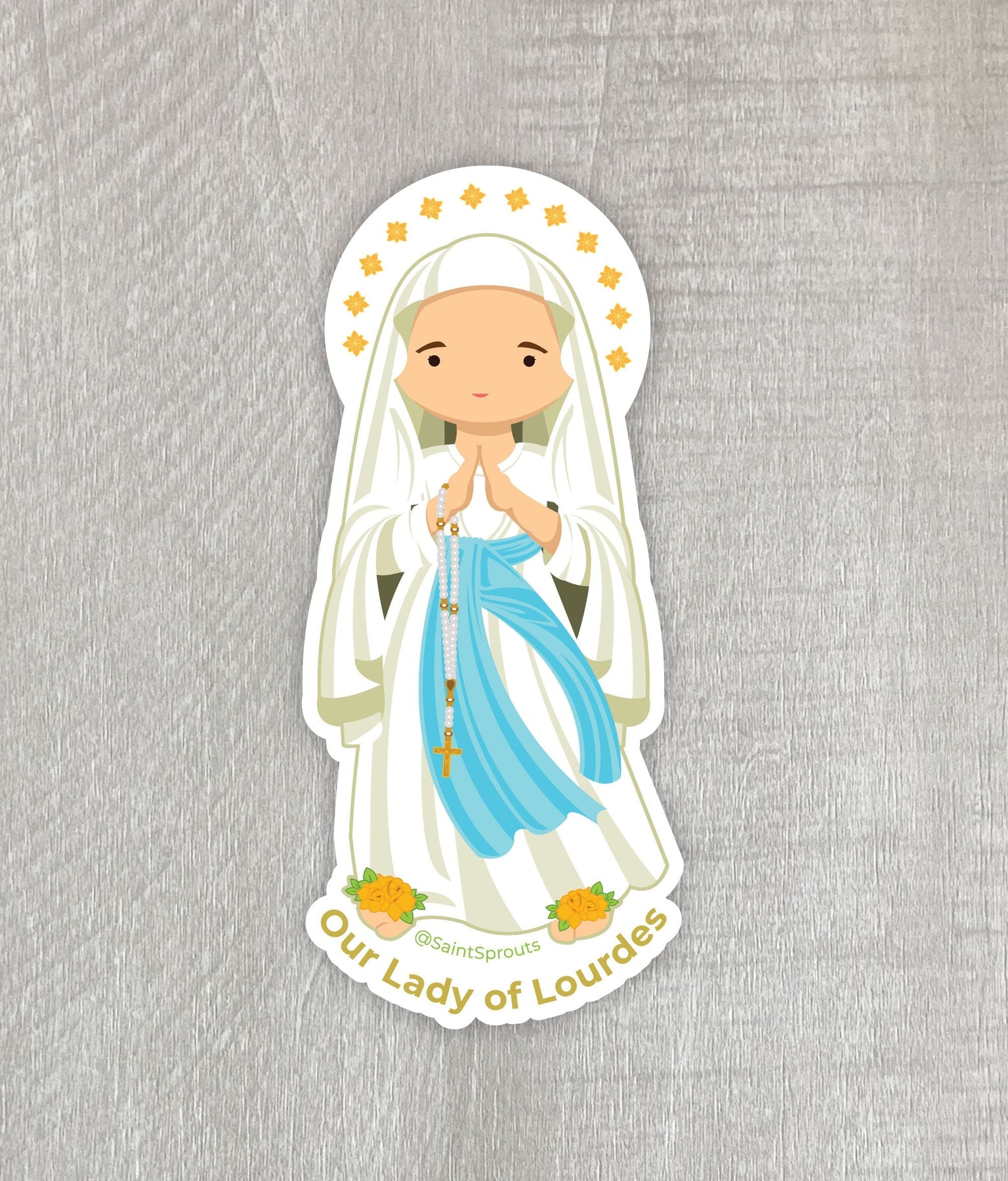 Our Lady of Lourdes Sticker