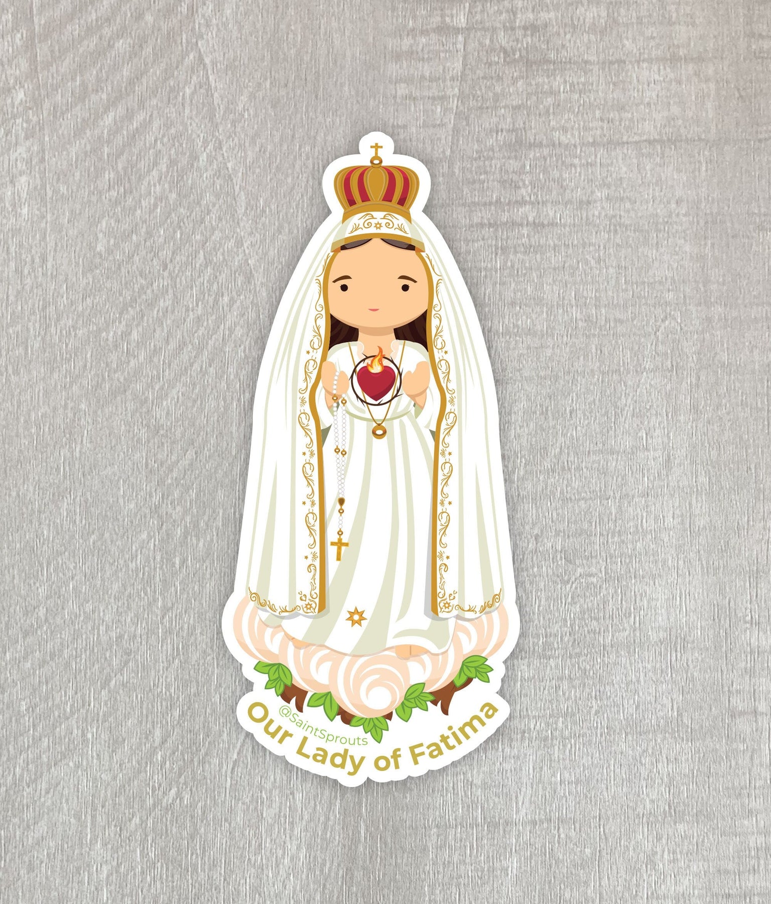 Our Lady of Fatima Sticker / Nossa Senhora de Fatima