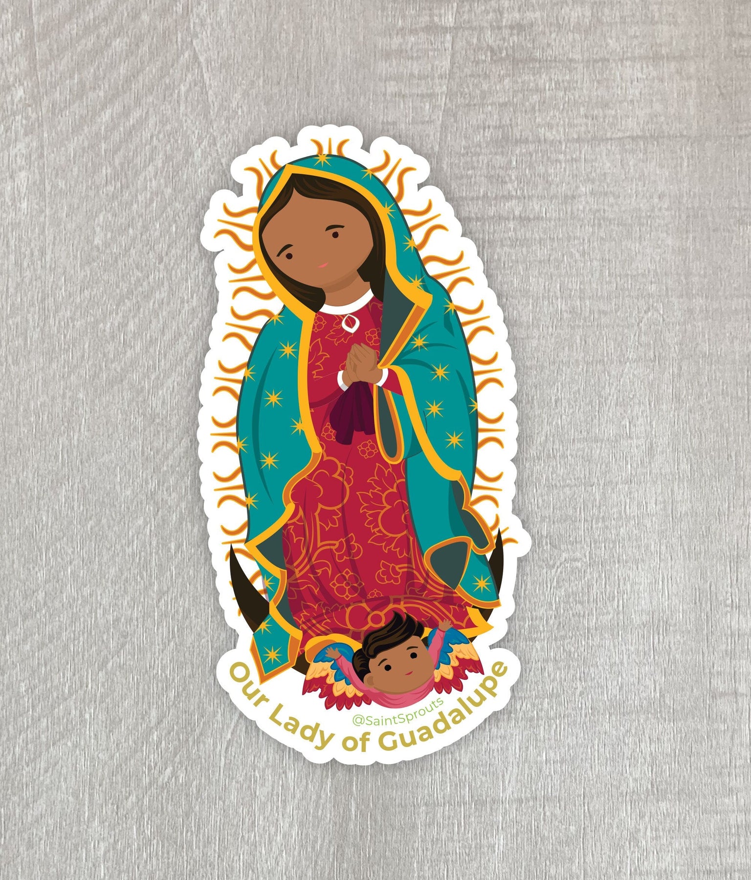 Our Lady of Guadalupe Sticker / Nuestra Señora de Guadalupe Sticker