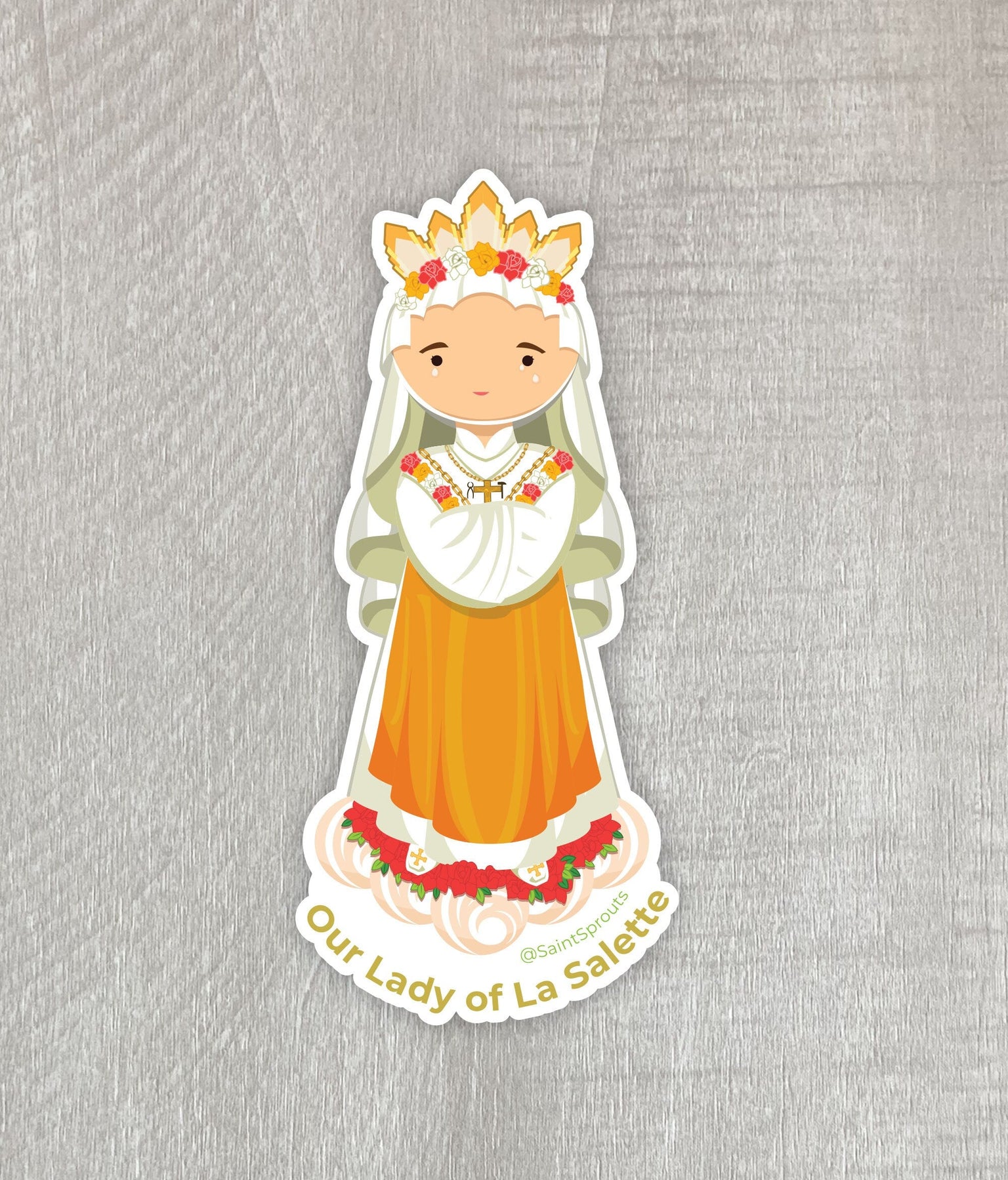 Our Lady of La Salette Sticker