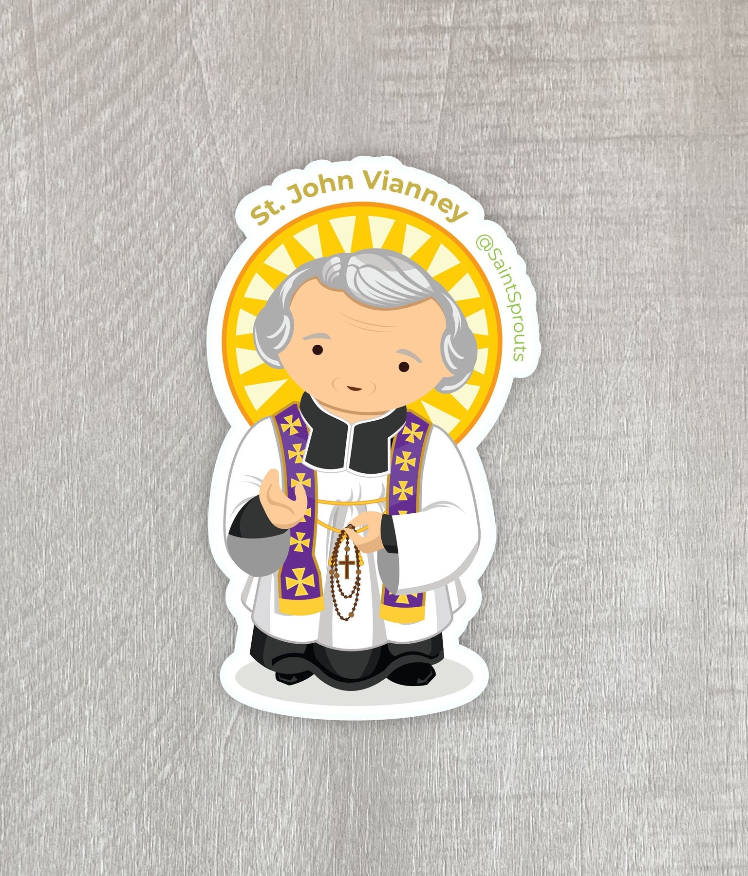 St. John Vianney Sticker