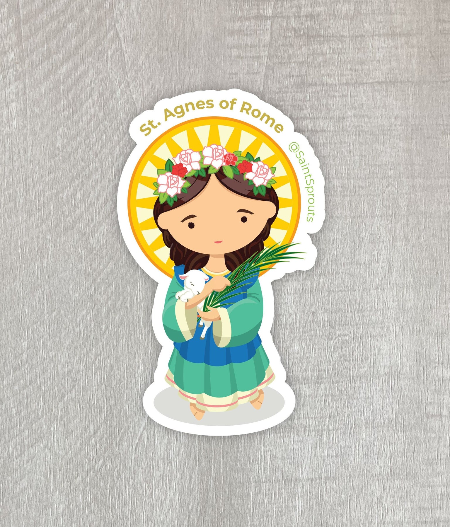 St. Agnes Sticker