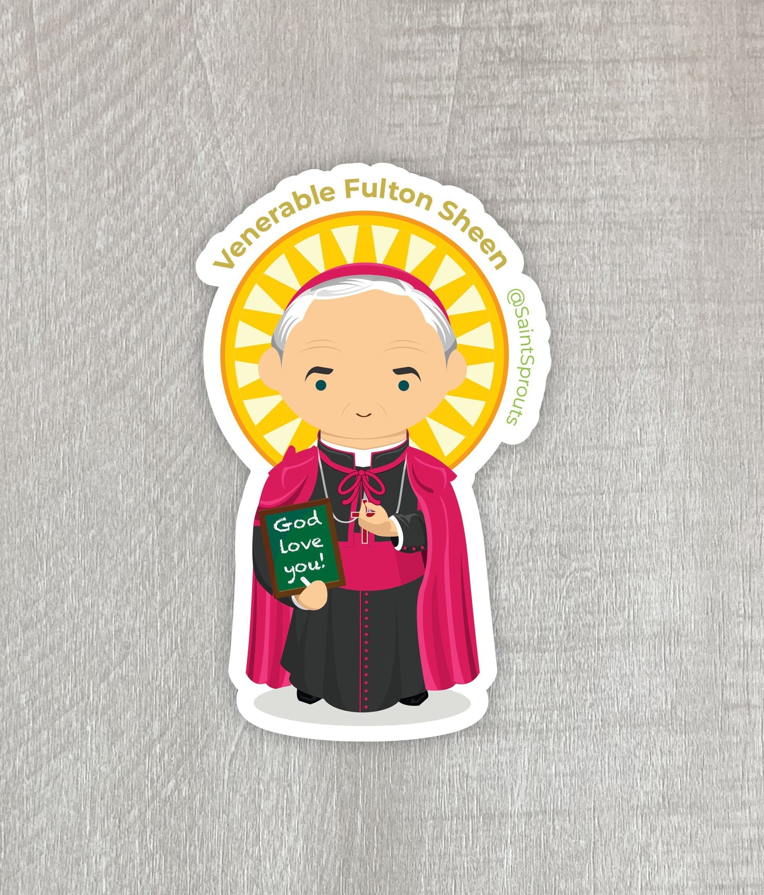 Vn. Fulton Sheen Sticker