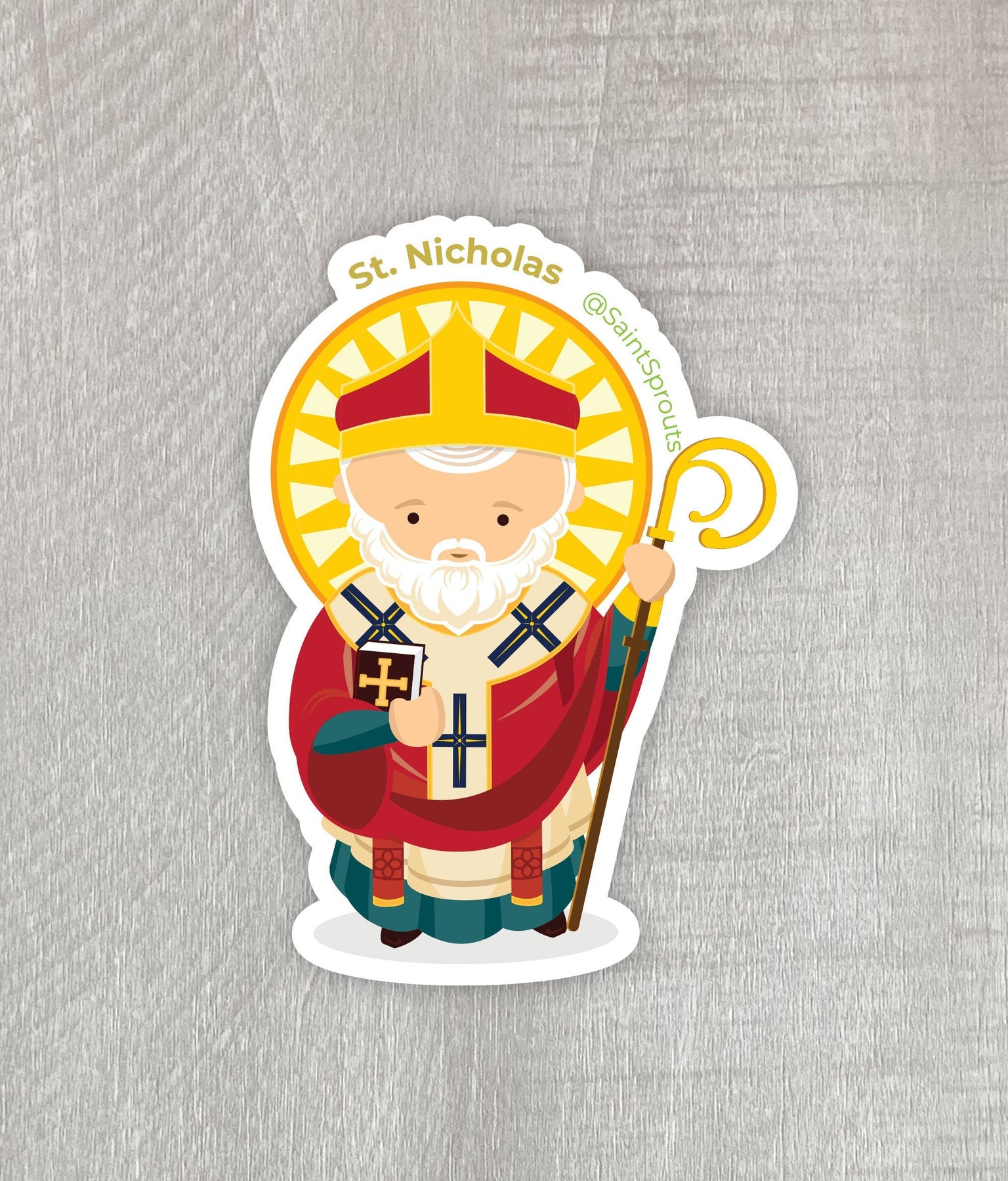 St. Nicholas Sticker / St. Nick Sticker