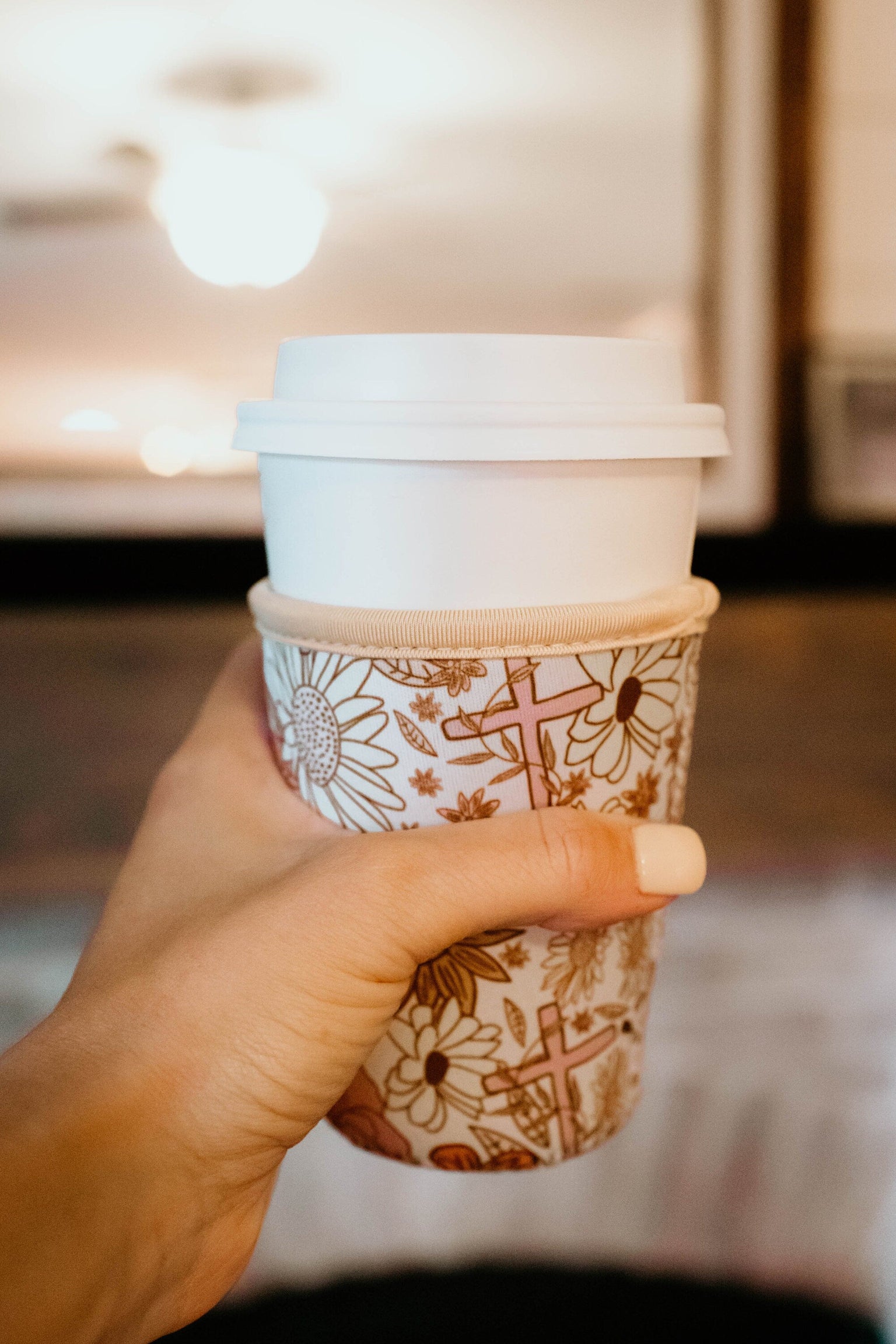 Floral Coffee Sleeve