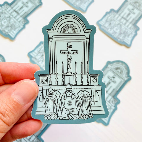 Traditional Latin Mass Altar Sticker